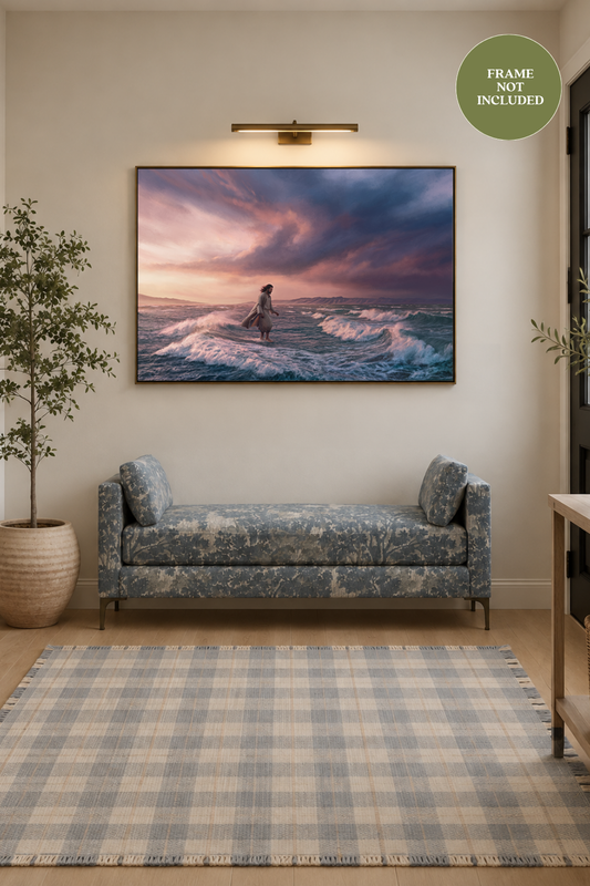 Upon The Waves | Unframed Art Print