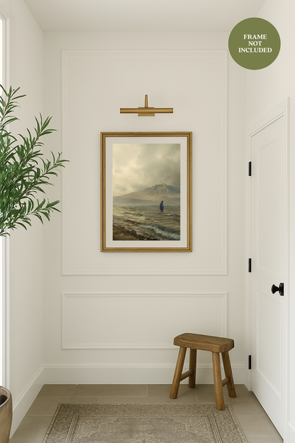 Walking on Water (Portrait) — black frame fine art print — Art & Olive