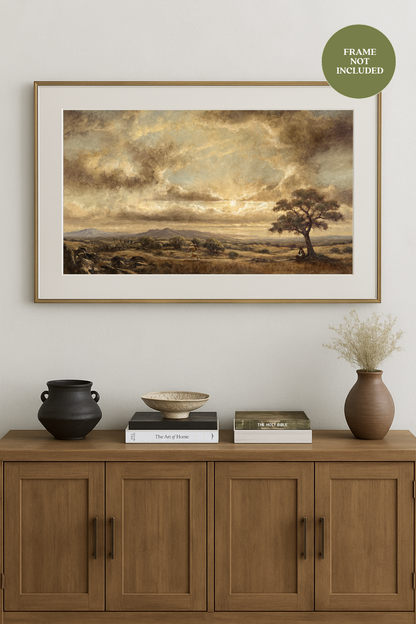 The One Who Returned — black frame fine art print — Art & Olive