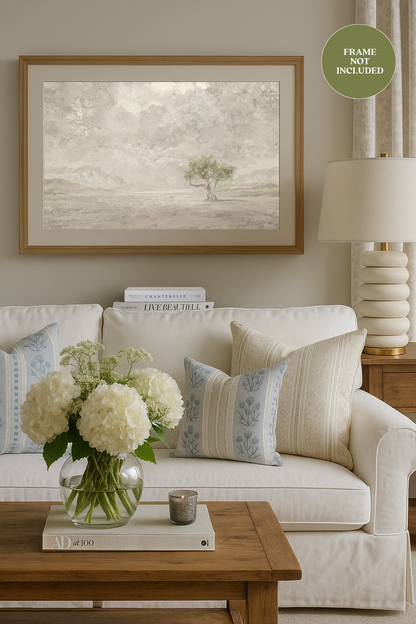 Olive Tree — white frame fine art print — Art & Olive