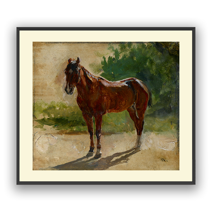 Bay Horse — Christian fine art print by Art & Olive