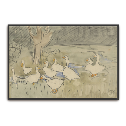 Birds Of A Feather — white frame fine art print — Art & Olive
