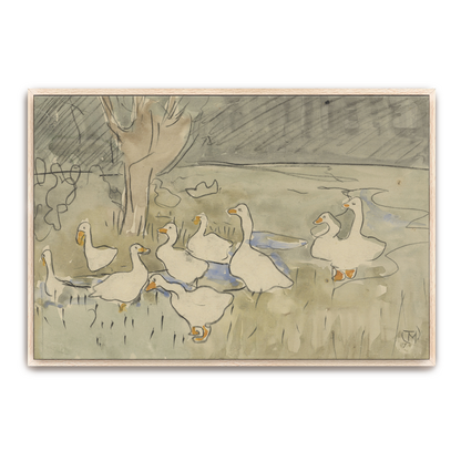 Birds Of A Feather — gold frame fine art print — Art & Olive