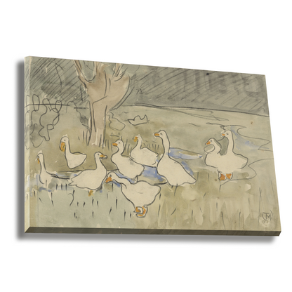 Birds Of A Feather — espresso frame fine art print — Art & Olive