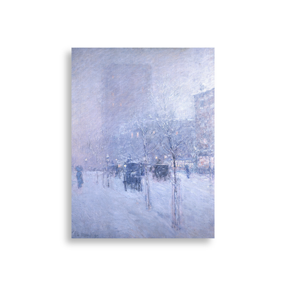 Blue Christmas — white frame fine art print — Art & Olive