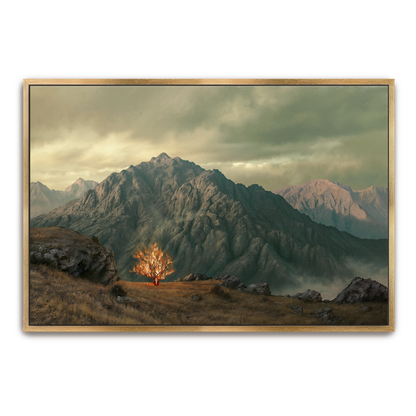 Holy Ground — framed option canvas print — Art & Olive