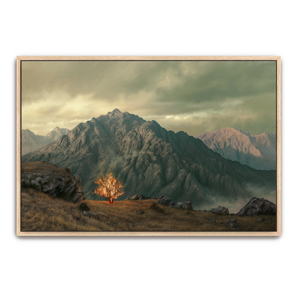 Holy Ground — framed option canvas print — Art & Olive