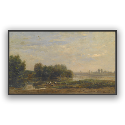 By The River — Christian fine art print by Art & Olive