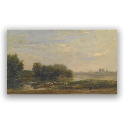 By The River — silver frame fine art print — Art & Olive