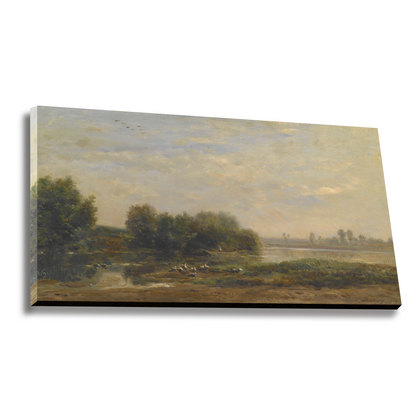 By The River — gold frame fine art print — Art & Olive