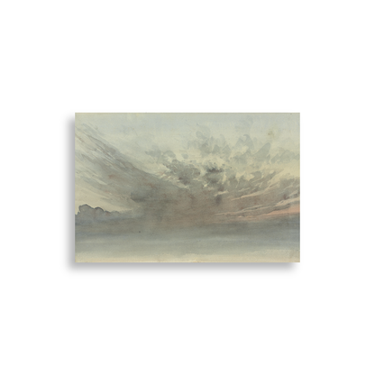December Sky — white frame fine art print — Art & Olive