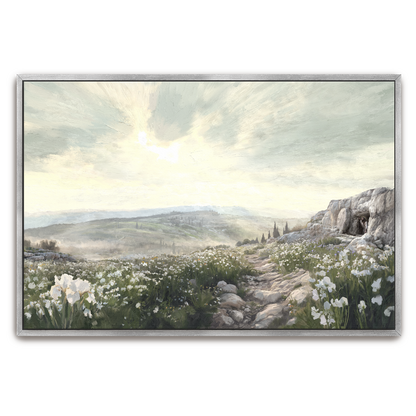 Resurrection Morning — framed option canvas print — Art & Olive