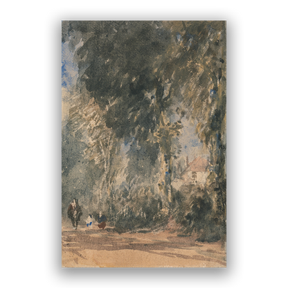 Garden I — white frame fine art print — Art & Olive