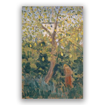 Green To Gold — white frame fine art print — Art & Olive