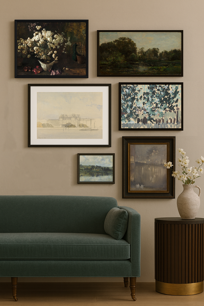 Reflection — black frame fine art print — Art & Olive