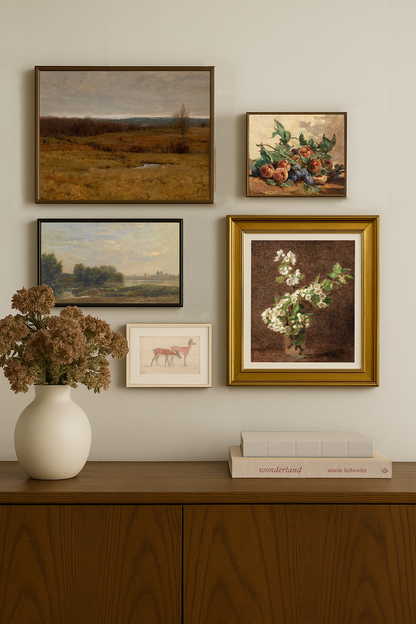 By The River — black frame fine art print — Art & Olive