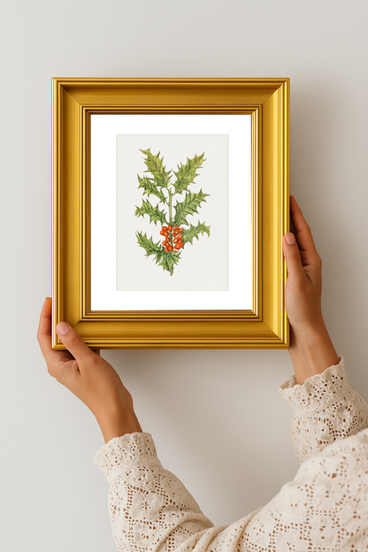 Holly — black frame fine art print — Art & Olive