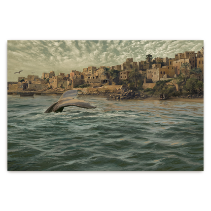 Grace Found Jonah — Christian fine art print by Art & Olive