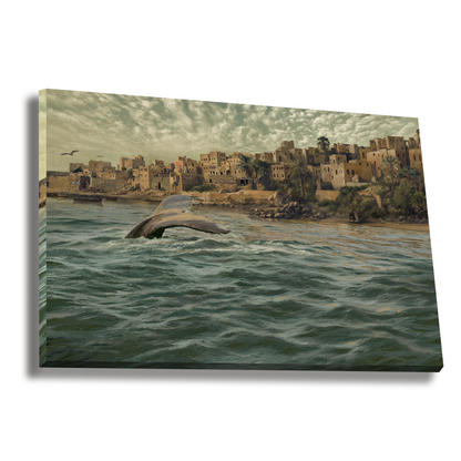 Grace Found Jonah — Christian canvas print by Art & Olive