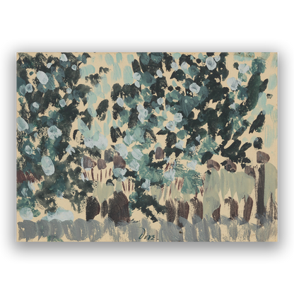 Leaves — white frame fine art print — Art & Olive