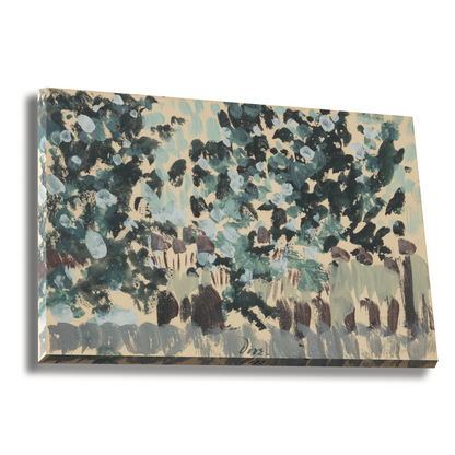Leaves — silver frame fine art print — Art & Olive