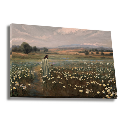 Consider The Lilies — Christian canvas print by Art & Olive