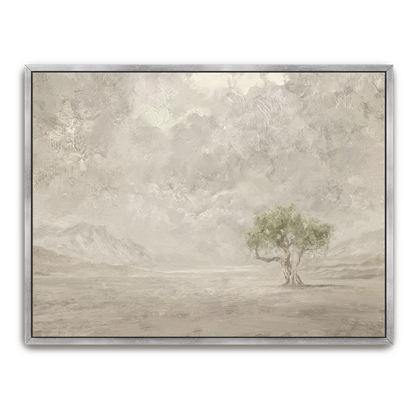 Olive Tree — gold frame canvas print — Art & Olive
