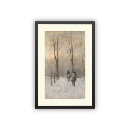Passage — espresso frame fine art print — Art & Olive