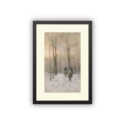 Passage — oak frame fine art print — Art & Olive