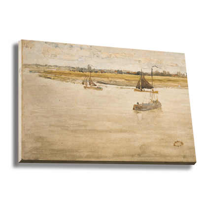 Quiet River, Holland — silver frame fine art print — Art & Olive
