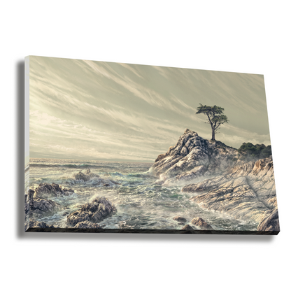 The Quiet Cypress — Christian canvas print by Art & Olive