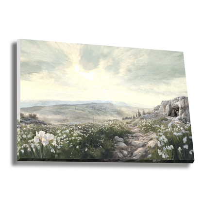 Resurrection Morning — Christian canvas print by Art & Olive