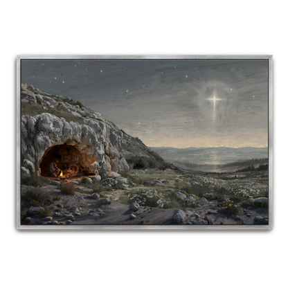 Holy Night — framed option canvas print — Art & Olive