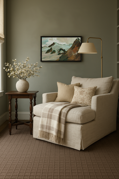 Silent Range — black frame fine art print — Art & Olive