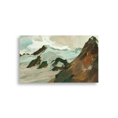 Silent Range — white frame fine art print — Art & Olive