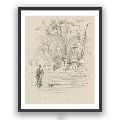 Stone Steps, Paris — Christian fine art print by Art & Olive