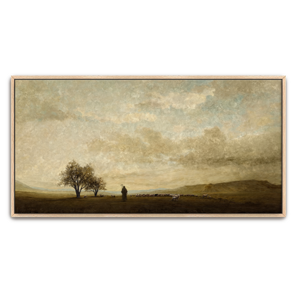 The Good Shepherd — framed option canvas print — Art & Olive