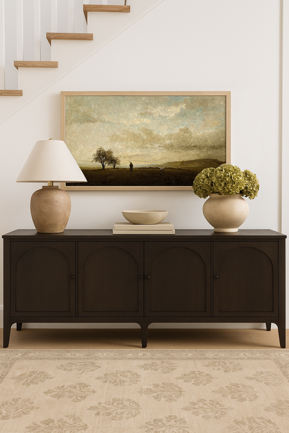 The Good Shepherd — black frame canvas print — Art & Olive