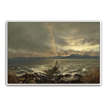 The Parting — framed option canvas print — Art & Olive