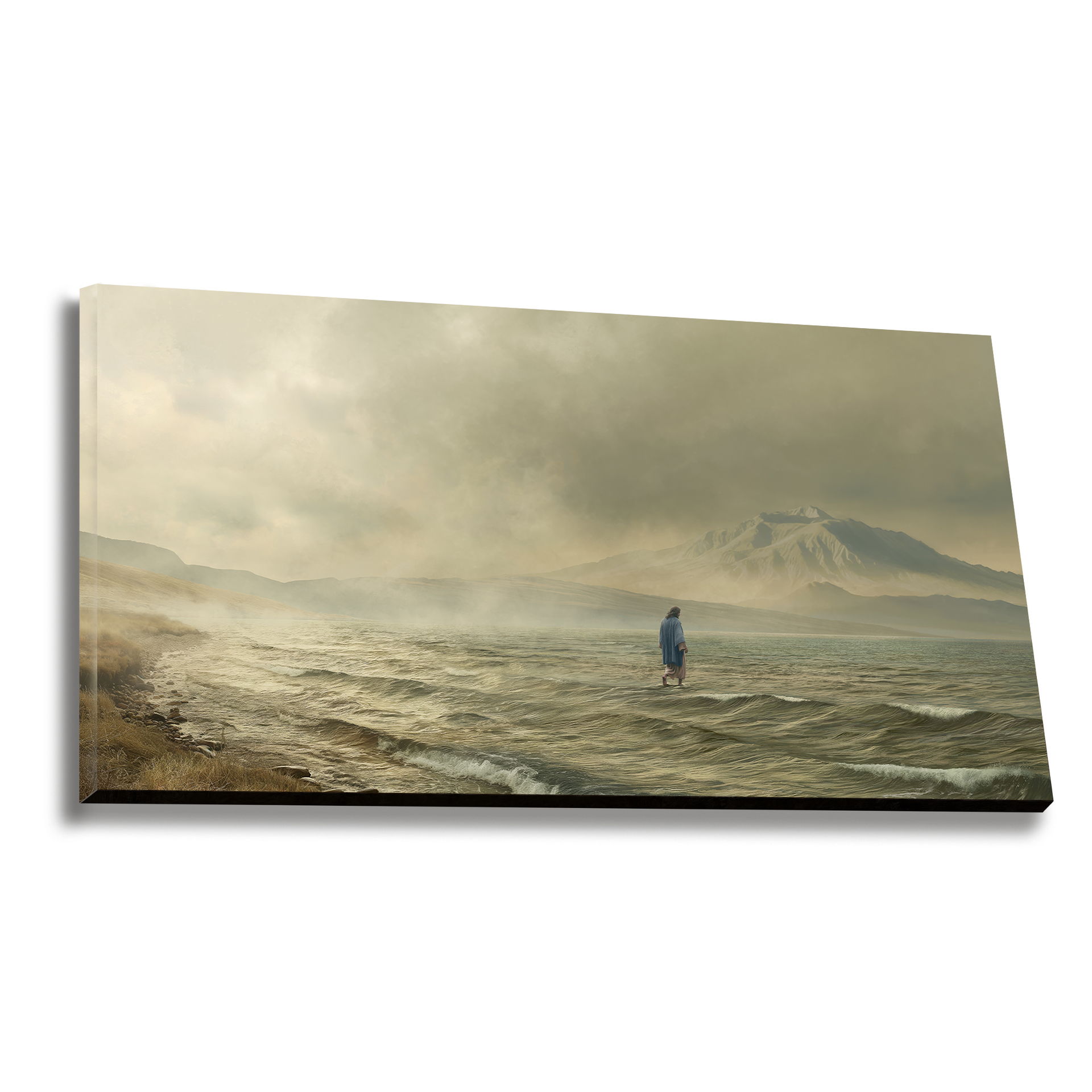 Walking on Water | Canvas 24x36 with Gold Frame