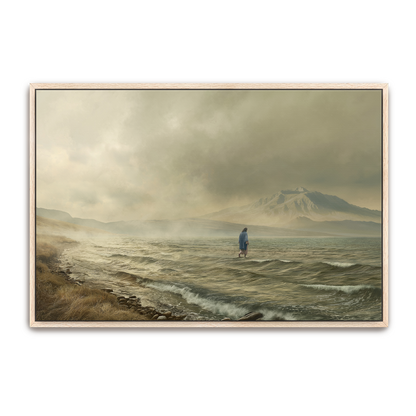 Walking on Water — framed option canvas print — Art & Olive