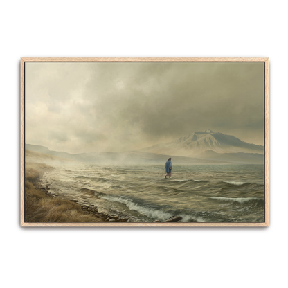 Walking on Water — framed option canvas print — Art & Olive
