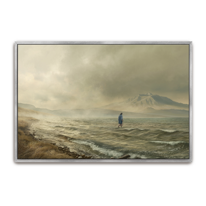 Walking on Water — framed option canvas print — Art & Olive