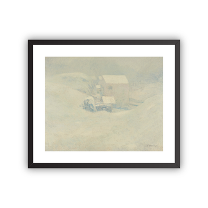 White Barn — Christian fine art print by Art & Olive