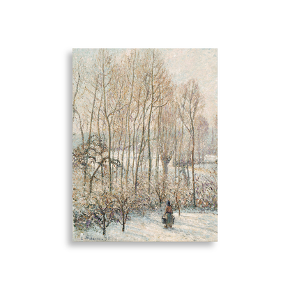 Winter Walk — white frame fine art print — Art & Olive