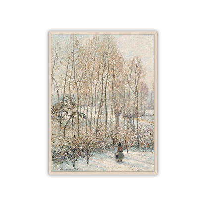 Winter Walk — silver frame fine art print — Art & Olive