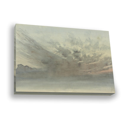 December Sky — gold frame fine art print — Art & Olive