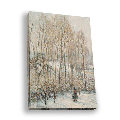 Winter Walk — gold frame fine art print — Art & Olive