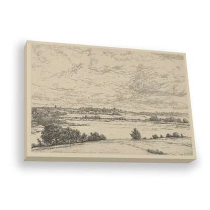 Pasture — silver frame fine art print — Art & Olive