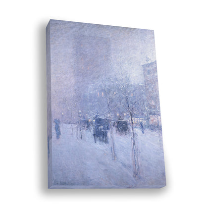 Blue Christmas — silver frame fine art print — Art & Olive